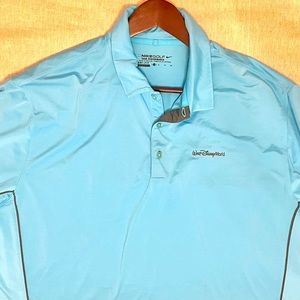 Men’s XL Aqua Nike Disney Golf Shirt